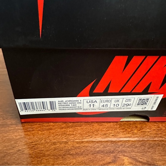 Air Jordan 1 Retro High OG Obsidian Size 11 - Picture 10 of 10
